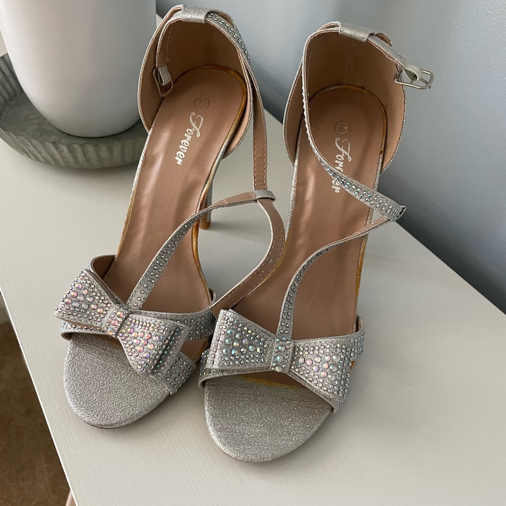 Macys rhinestone heels